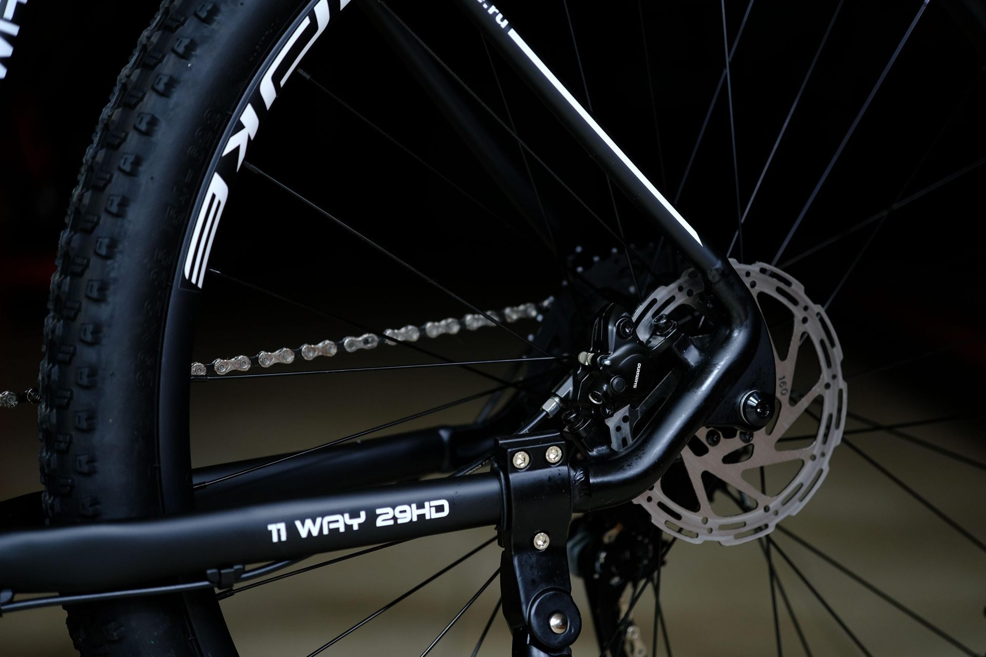 Тормоз гидравлический Shimano MT200 HOKE 11 Way 29 HD матовый чёрный-белый 19